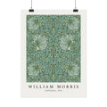 William Morris poster Pimpernel in antique green