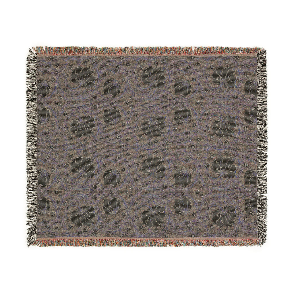 William Morris Woven Blanket - PIMPERNEL Boho Home Decor Throw