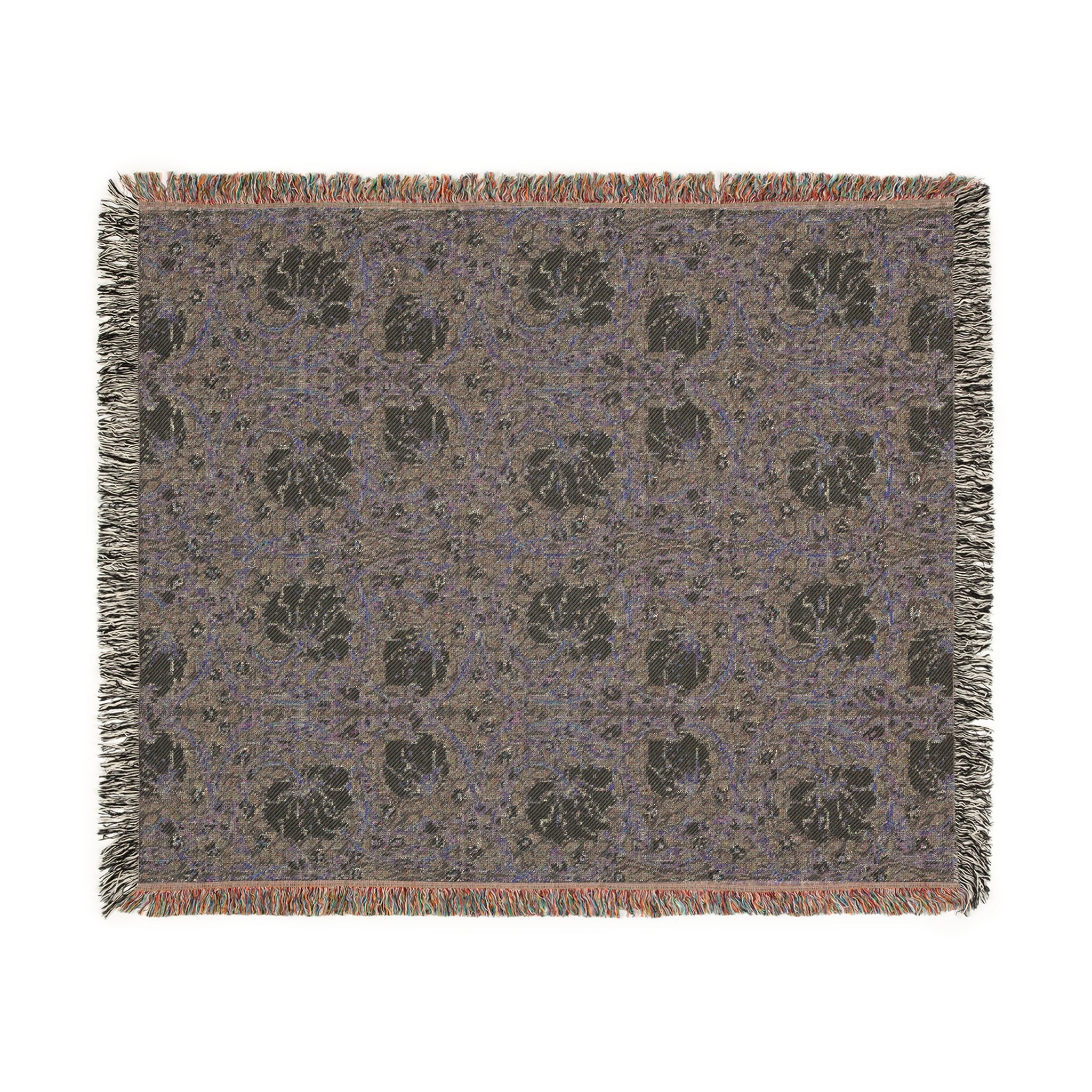 William Morris Woven Blanket - PIMPERNEL Boho Home Decor Throw