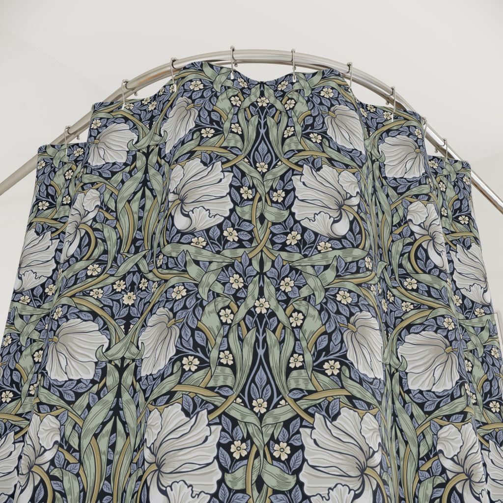 William Morris Shower Curtain - PIMPERNEL