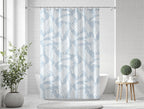 Whispering Ferns Shower Curtain - Coastal Blue