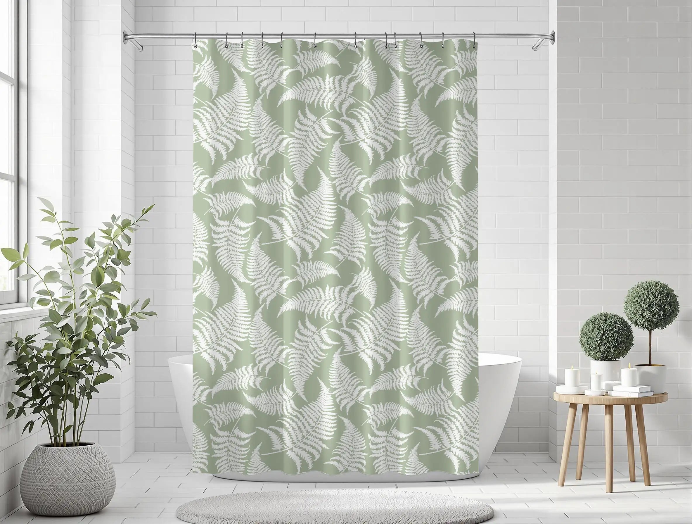 Whispering Ferns Shower Curtain