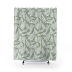 Whispering Ferns Shower Curtain - Coastal Blue