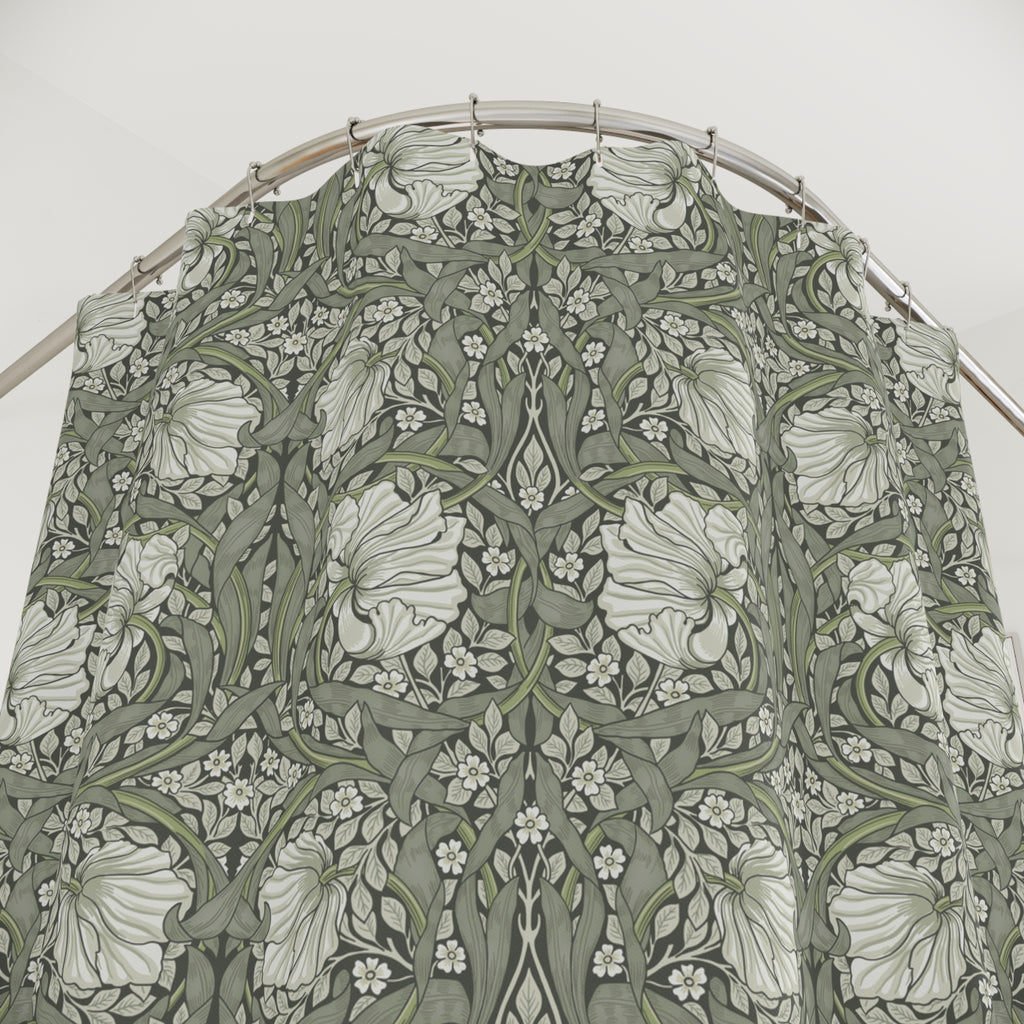 William Morris Shower Curtain - PIMPERNEL
