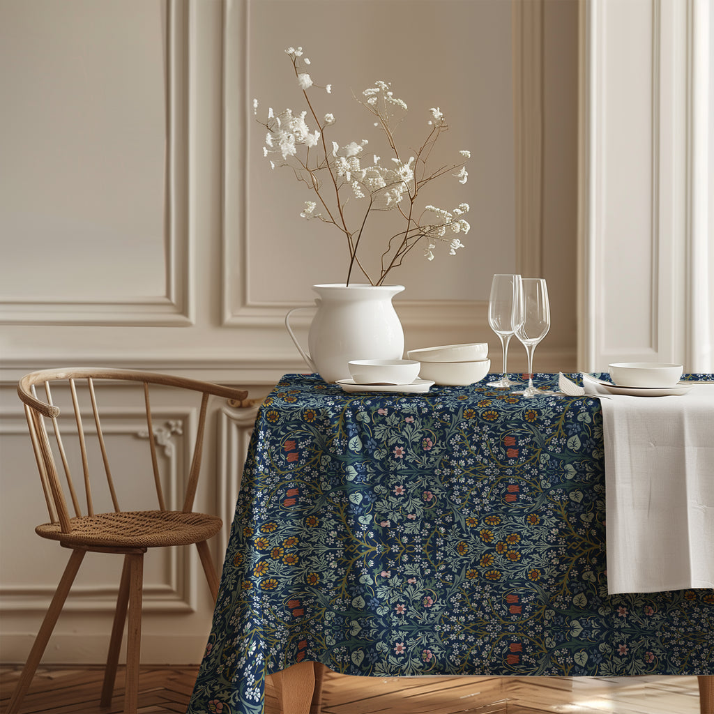 William Morris Tablecloth - BLACKTHORN