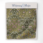 William Morris Fabric swatch - Sultry Olive green