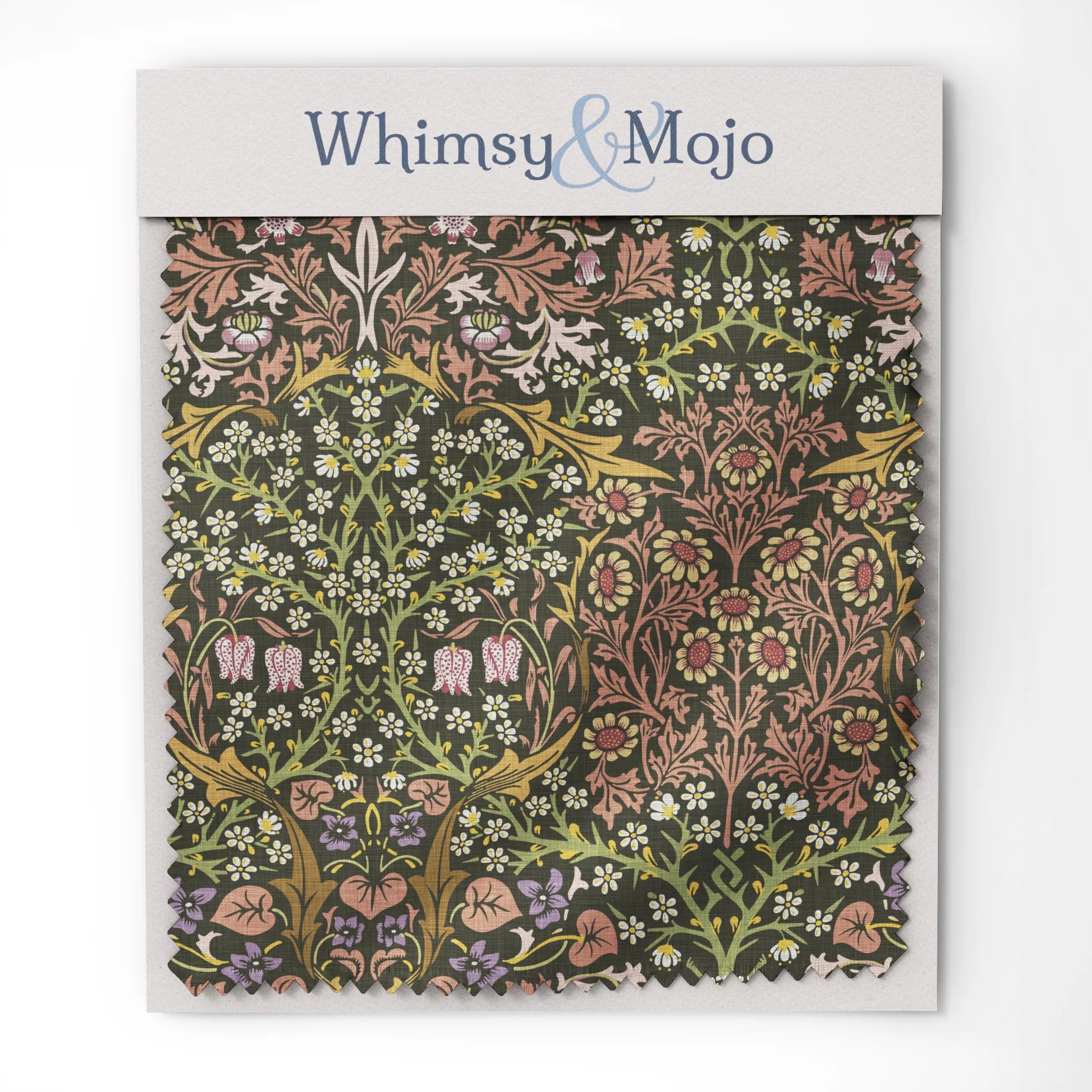 William Morris Fabric swatch - Earthy Garden