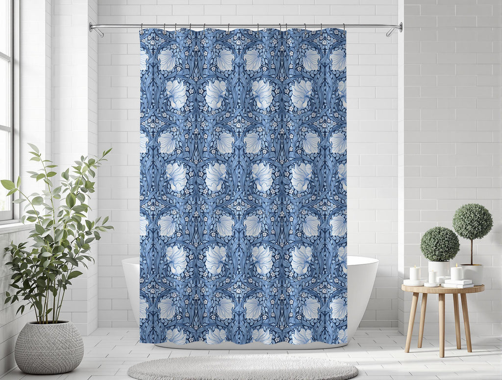 William Morris Shower Curtain - PIMPERNEL