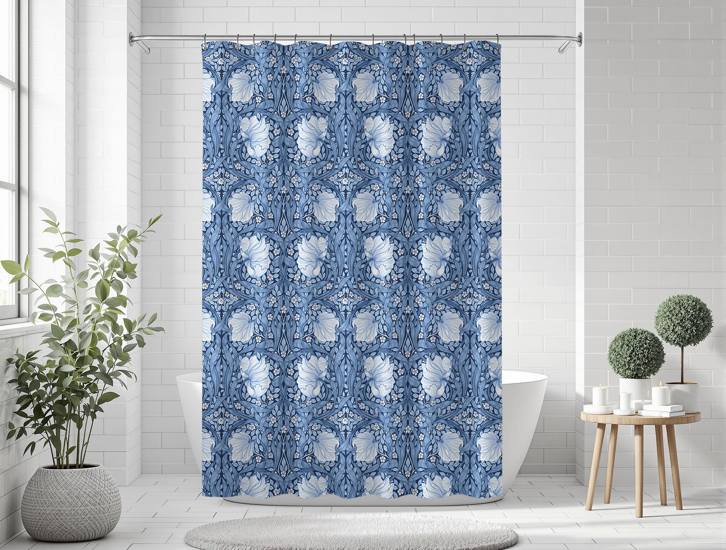 William Morris Shower Curtain - PIMPERNEL