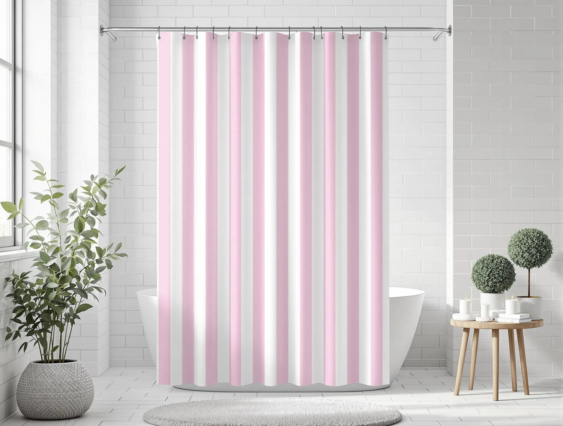 Classic Awning Stripe Shower Curtain