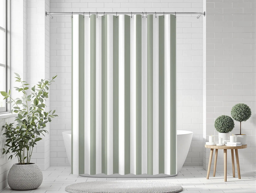 Classic Awning Stripe Shower Curtain