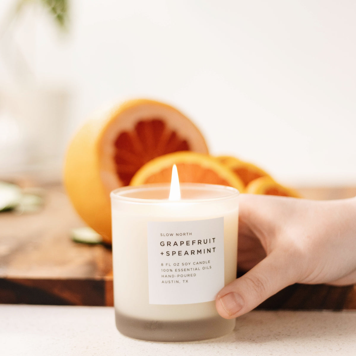 Grapefruit + Spearmint - Signature Candle