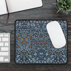 Blackthorn mousepad designed with iconic William Morris botanical pattern, adding heritage revival charm to modern desks and home office setups.