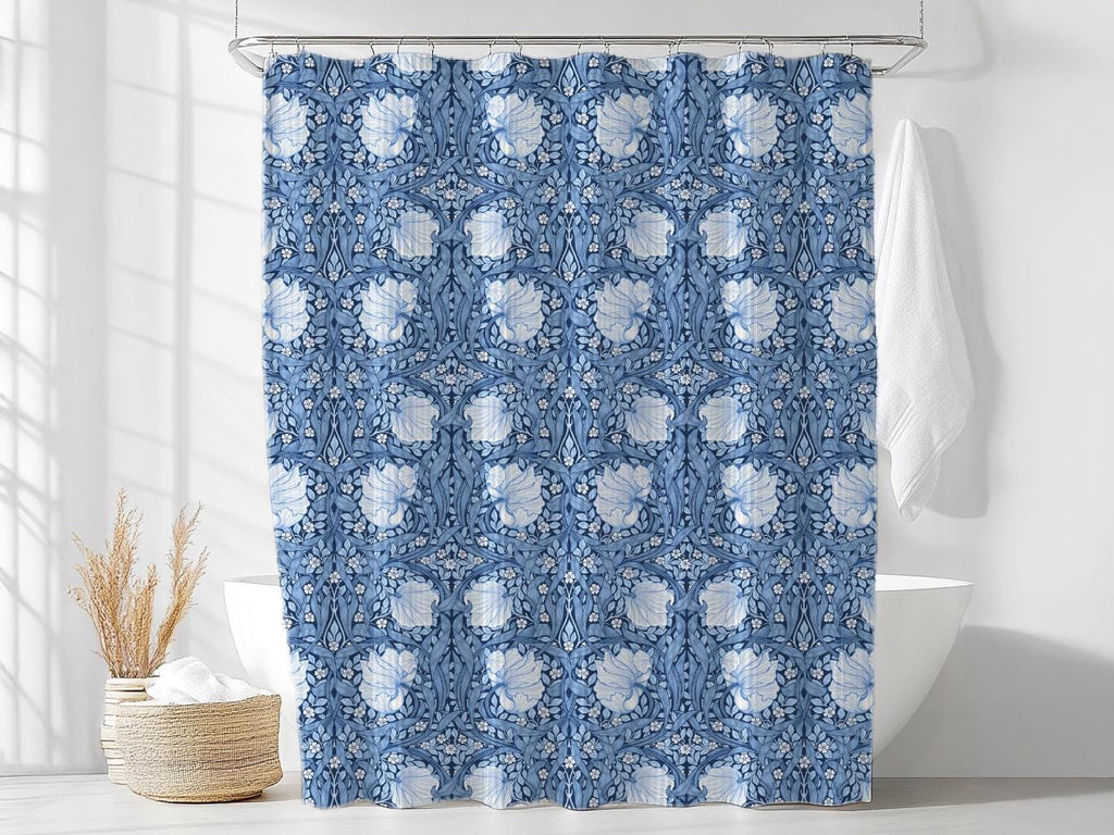 William Morris Shower Curtain - PIMPERNEL