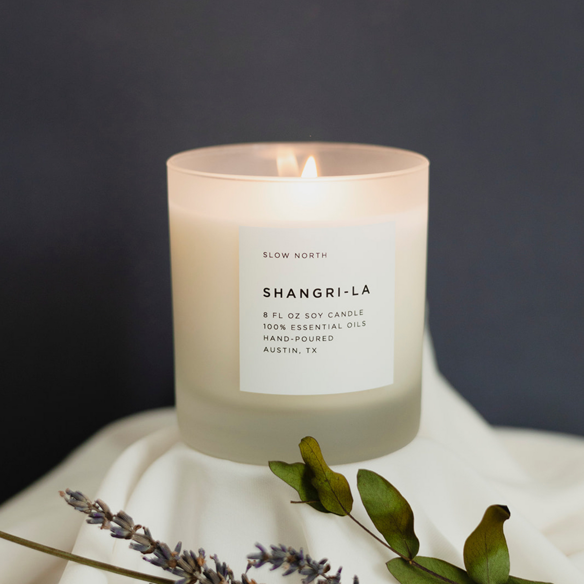 Shangri-La - Signature Candle (Eucalyptus + Lavender + Lemongrass)